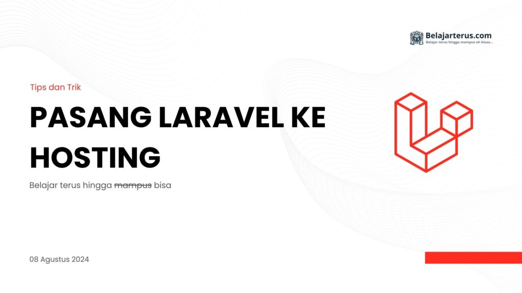 Cara Memasang Project Laravel di Shared Hosting 100% Work